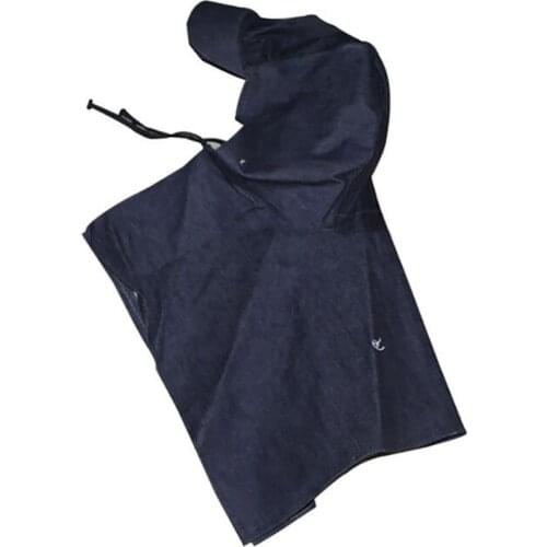 Denim Shawl Safety Hat With Glasses, Dustproof Windproof Cape Safety Helmet Protective Cap Breathable Outdoor Safety Protection