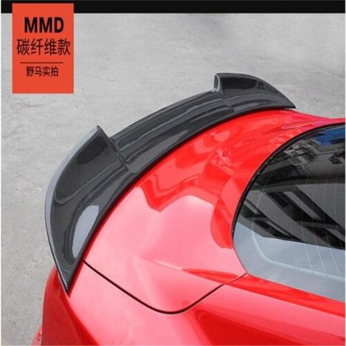 Auto Spoiler apto para Ford Mustang Coupe 2015-2019 alta calidad Mustang alerón trasero decorativo negro trasero Spoiler tronco