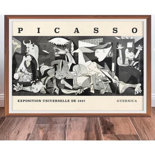 Big Wall Painting Picasso Poster Guernica Art Gift Idea High Quality Print Available in various sizes Horizontal Print Wall Art