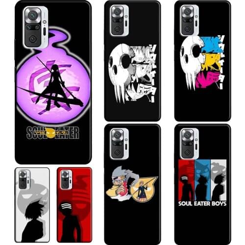 Maka and Soul Soul Eater For Xiaomi Redmi Note 10 7 8 9 Pro Note 9S 8T Case For Redmi 9A 8A 7A 9 9C 9T K40 Cover