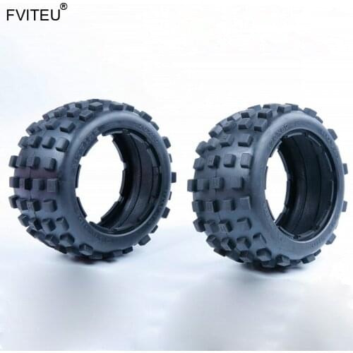 FVITEU Rubber knobby tyres skin tire with inside cloth For 1/5 HPI BAJA 5B SS Rovan King Motor