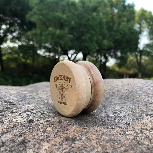 HORNET Wooden Spice Herb grinder tobacco grinder Handle Grinder Crusher 53mm 2 Parts