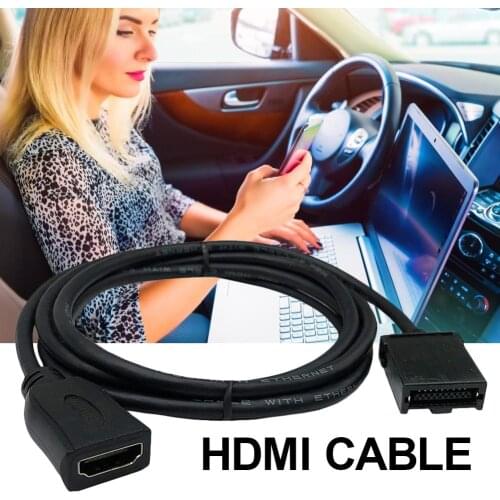 HDMI E Type To AM HDMI Cable HD Video Cable Type E Micro Adapter Cable For Car Digital TV HD Monitor GPS Video Player