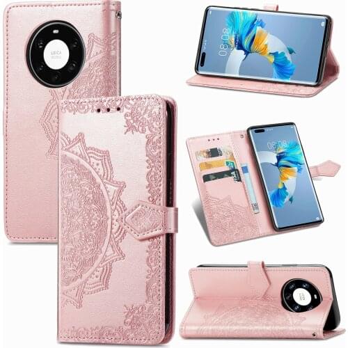 Flip Leather Wallet Case for Huawei Mate 40 Pro Plus Honor 10X 9X Lite 9A 9C 20 7A 7C P Smart Z Plus 2021 P40 Lite 5G Pro Cover