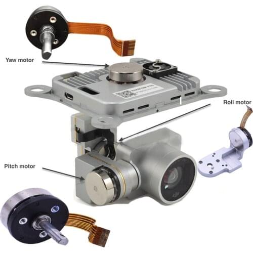 Genuine DJI Phantom 3 Pro/Adv Part - Gimbal Camera Pitch/Roll/Yaw/Motor Arm Bracket Repair Part for P3 Professional Advanced