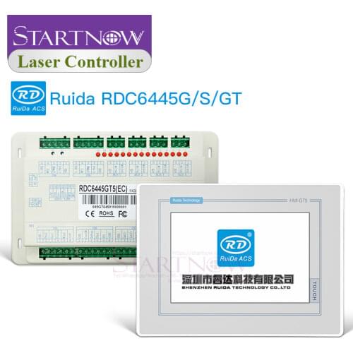 Laser DSP Control Board System CO2 Laser Controller Ruida RDC6445G RDC6445 Laser Machine CNC Cutting Display Panel Replace 6442G