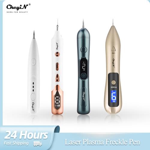 CkeyiN Laser Plasma Freckle Pen Mole Wart Removal Black Spot Skin Tag Remover Face Skin Care Tool Beauty Device Nevus Tattoo Pen