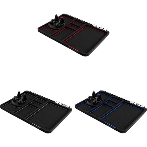 Multifunctional Car Anti-Slip Mat Auto Phone Holder Non Slip Sticky Anti Slide Dash Phone Mount Silicone Dashboard Car Pad Mat