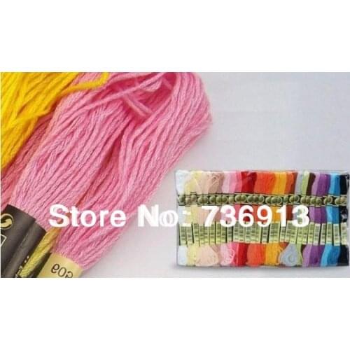 8 Meter Length 6 Strands Similar DMC Cross Stitch Thread Floss Yarn Total 1341 Pieces