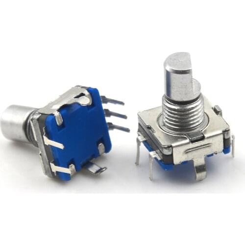 High Quality 5Pcs/lot 12mm Rotary Encoder Push Button Switch Keyswitch Electronic Components