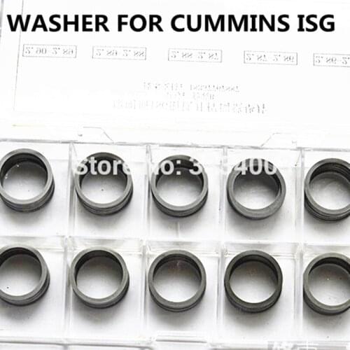 Common Rail Injector Nozzle Armature Lift Adjusting Gaskets For CUMMINNNS ISG Repair