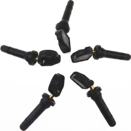 SCJYRXS Qty5 TPMS 00DDFA89 Black Car Tire Pressure Sensor for Sierra Enclave Encore Silverado Volt 13598771