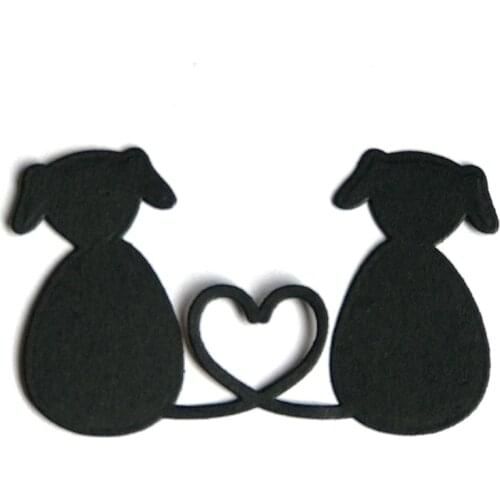 Dog lover Cat lover Metal Cutting Dies For Animal Scrapbooking Photo Album Decoration DIY Cards Making Craft Dies Cut