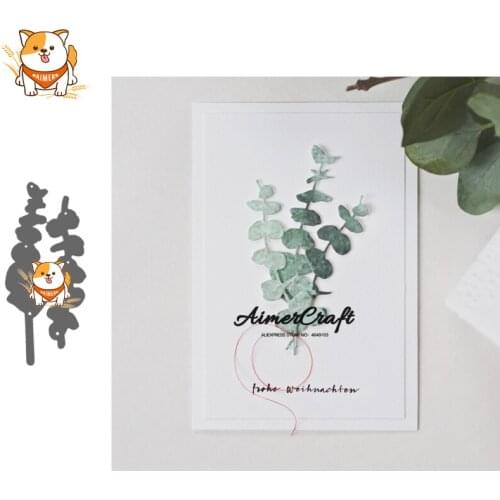 2PCS Grass Plant Metal Cutting Dies Stencils For DIY Scrapbooking Album Paper Card Decorative Craft Embossing Die Cuts New 2019