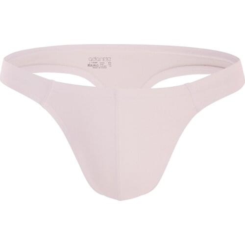 2020 New Sexy Mens Briefs Mesh Breathable Comfortable G-String Low-Waist Colors Gay Boxers