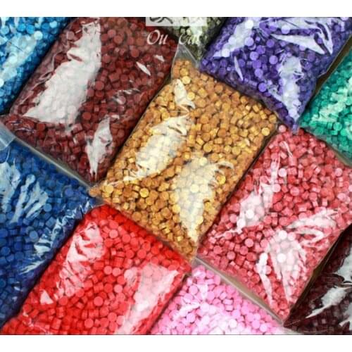 Vintage seal Wax Paint Sealing Granule DIY Gift Box Wedding invitation office grape wine bottle sealing wax 0.5KG 1600 pieces