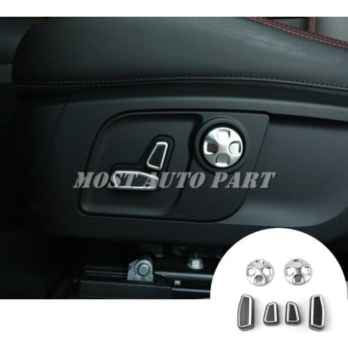 Inner Car Seat Adjustment Button Trim Cover 6pcs For Maserati Levante 2016-2020 Car accesories interior Car Trim