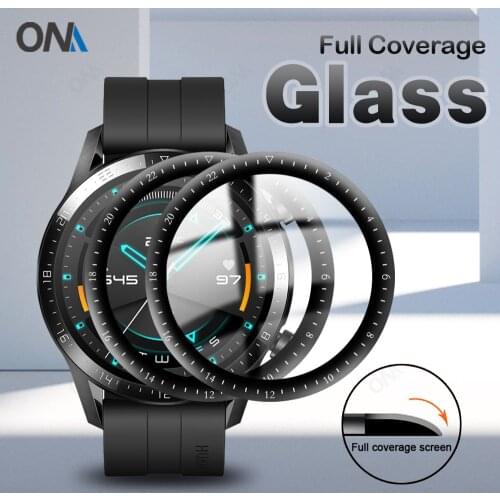 Tempered Glass For Huawei GT2 46 mm Screen Protector 9H Full Cover Protection Film For Huawei GT 2 46 mm Smartwatch Accessories