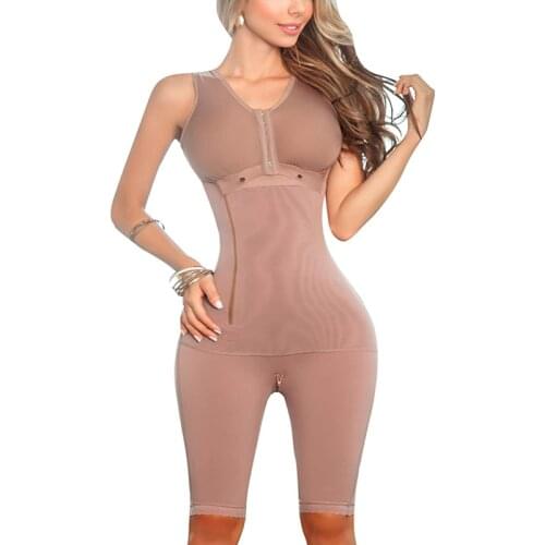 Women Corset Post Surgery Powernet Black Girdles For Colombian Fajas Body Shaper