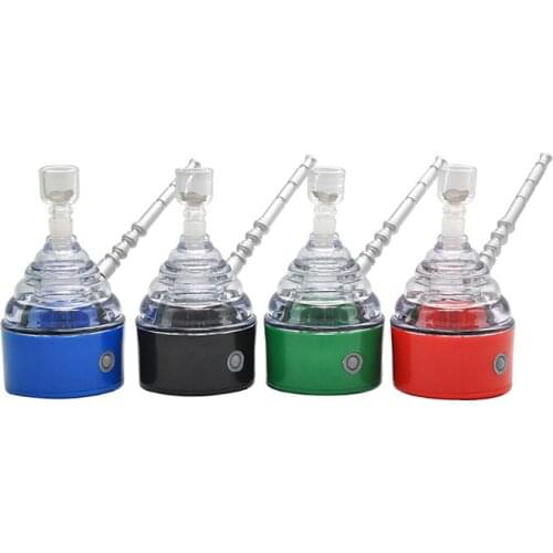 1Pc Tobacco Pipe Electric Hookah Creative Portable Plastic Smoking Pipe for Herb Tobacco