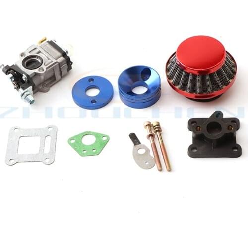 15mm carburetor air filter Carburetor kit for 49cc Mini ATV dirt bike pocket motorcycle