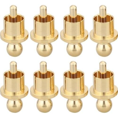 8pieces Gold Plated RCA Cap Plug Short-Circuit Socket Phono Connector