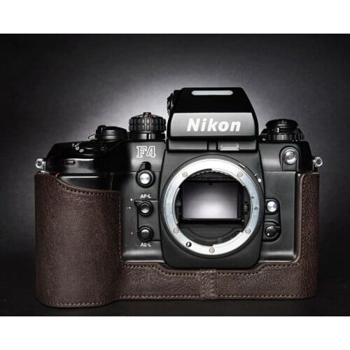 Design for Nikon F4 ONLY Handmade Genuine Leather Camera case Bag Camera Protective Bodysuit