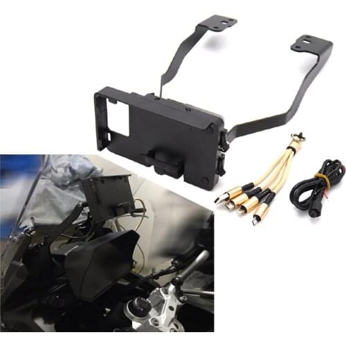 For BMW F750GS F850GS F850 F750 GS 18-20 Rechargeable Mobile Phone Seat GPS Navigation Device Motorcycle 12mm Navigation Bracket