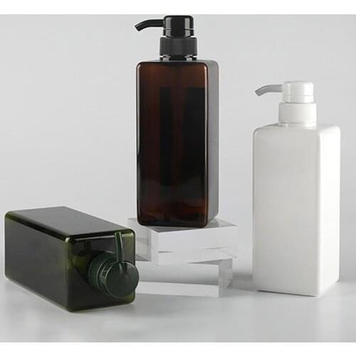 650ml Household Shower Shampoo Lotion Empty Replacement Pump Dispenser Bottle Hand Washing Liquid Bottle Refillable Bottle
