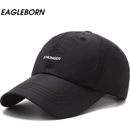 Eagleborn Summer Men Sun Hat Baseball Cap Women Sun Visor Hat Lightweight Sports Hat Outdoor Baseball Cap Embroidery Letter Hat