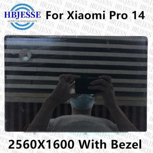 14'' For Xiaomi Mi NoteBook Pro 14 LM140GF1F 01 Screen New IPS 2560X1600 Front Glass With LCD Screen Matrix Assembly