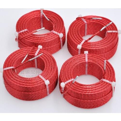 High Purity 4N Oxygen-free Copper 0.45mm*7 Coil with 7-core Multi-strand Air Core in Speaker Frequency Divider Inductor