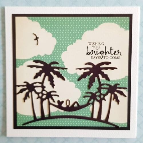 YINISE Metal Cutting Dies For Scrapbooking Stencils hammock Tree DIY PAPER Album Cards MAKING Embossing Folder Die Cuts CUTTER