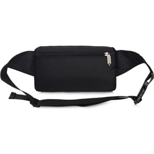 Men Nylon Belt Bum Waist Phone Pouch Fanny Pack Crossbody Shoulder Sport Zip Bag