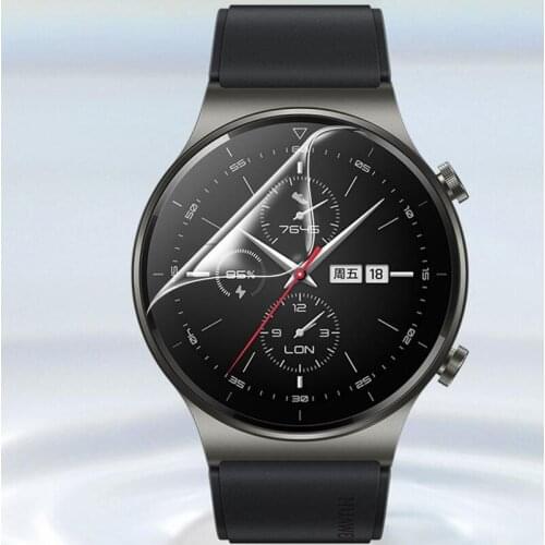5pcs Soft TPU Clear Protective Film Smartwatch LCD Guard For Huawei GT 2 Pro GT2 Sport Smart Watch Full Screen Protector Cover