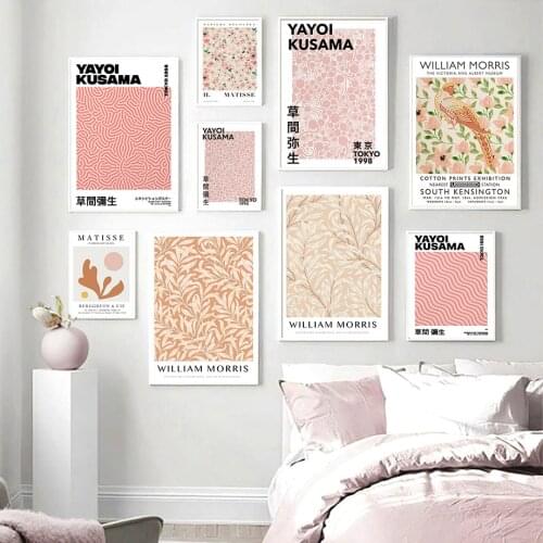 Matisse William Morris Japanese Abstract Wall Art Canvas Painting Nordic Posters And Prints Wall Pictures For Living Room Decor