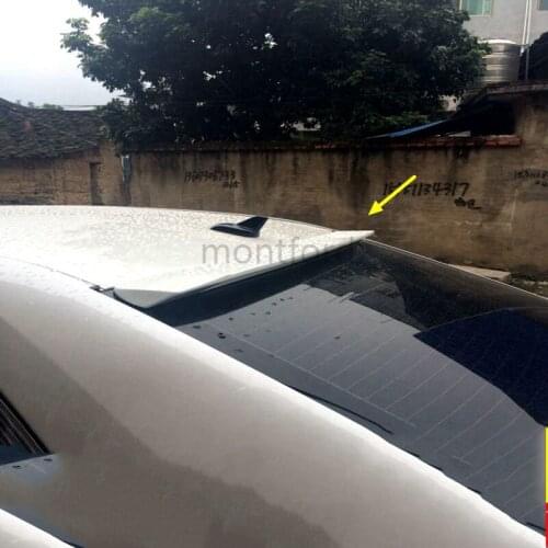 MONTFORD ABS Plastic Unpainted Primer Rear Roof Spoiler Tail Trunk Boot Wing For Toyota Camry 2012 2013 2014 2015 Car Styling