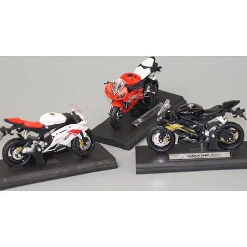 NEW 1:18 Simulated Alloy motorcycle With base Cake decorations Model toys popular Gift