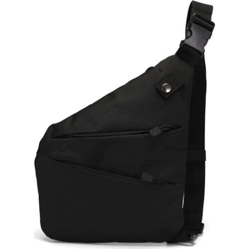 Hunting Pistol Gun Holster Nylon Concealed Holster Men Left Hand Shoulder Bag Anti-theft Bag Chest Bag Tactical Storage Gun Bag