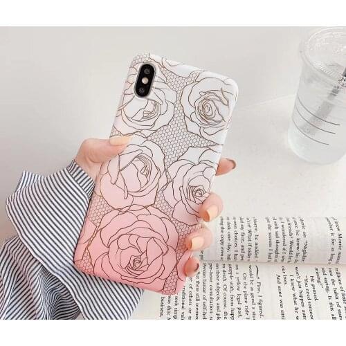 Suitable for iPhone12pro max, 7/8plus anti-drop marble pattern mobile phone case protective cover SP37