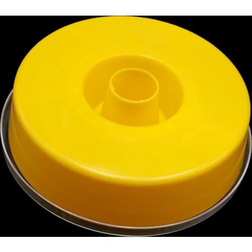 1PCS New Arrival 2L Bee Feeder Honey Plastic Round Feeding Drinking Waterer Watering Drinkers Feeders Beekeeping Tools Supplies