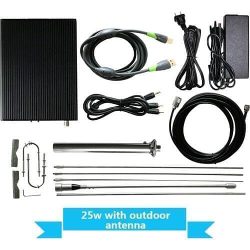 25W Professional FM stereo broadcast transmitter with GP2 outdoor antenna