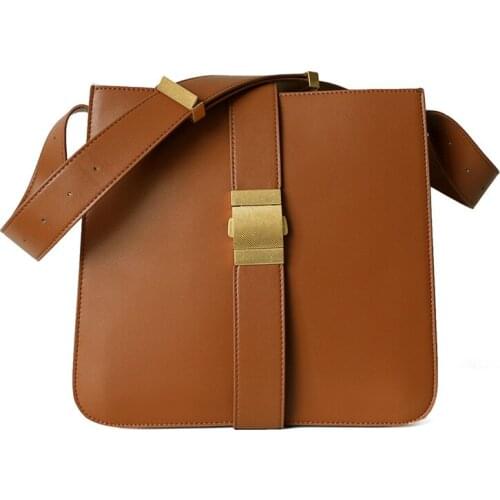 Luxury Leather Brand Crossbody Bags For Women Luxury Design Multi-layered Lining Shoulder Messenger Bag Purses and Bucket Bag