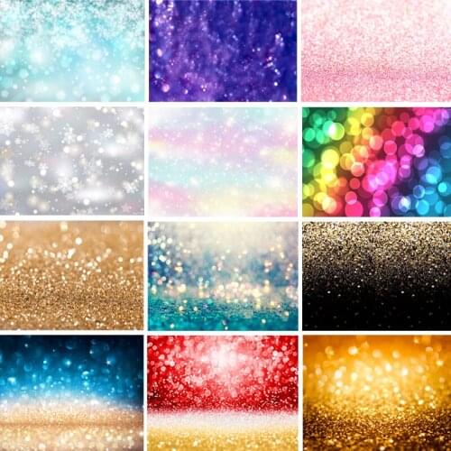 Sensfun Fantasy Glitter Star Polka Dot Light Bokeh Wedding Birthday Love Party Baby Child Photo Background Photography Backdrop