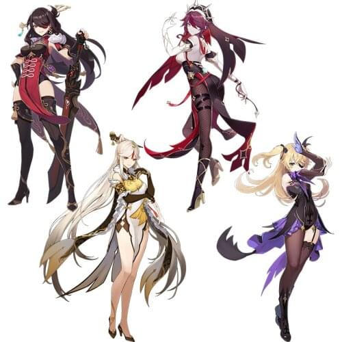 Three Ratels CA95 The most complete collection of Genshin Impact Anime Poster Self Adhesive Removable Decal For Occlusion