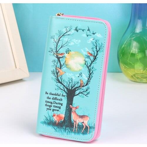 Women Wallets Lady Purses Cards ID Holder Clutch Female Long Wallet Moneybag Coin Purse Brand Design Doll Girls Handbags Burse