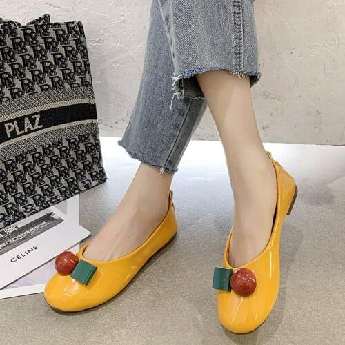 2020 Summer Women Slippers Patent Leather Flats Candy Color Slip on Flat Shoes Woman Loafers Casual Shoes zapatos mujer 8042L