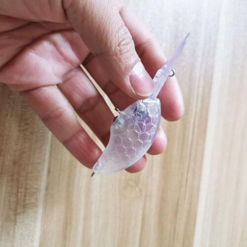 10pcs 9cm/10g Blank Unpainted Bait DIY Minnow Crankbait Wobbler Unpainted Lure Freshwater Fishing Blank Hard Lures Isca Pesca