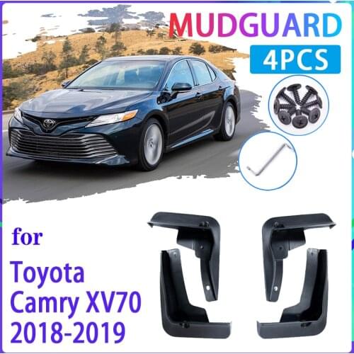 Car Mud Flaps for Toyota Camry 2018~2019 XV70 Mudguard Splash Guards Fender Mudflaps Auto Accessories