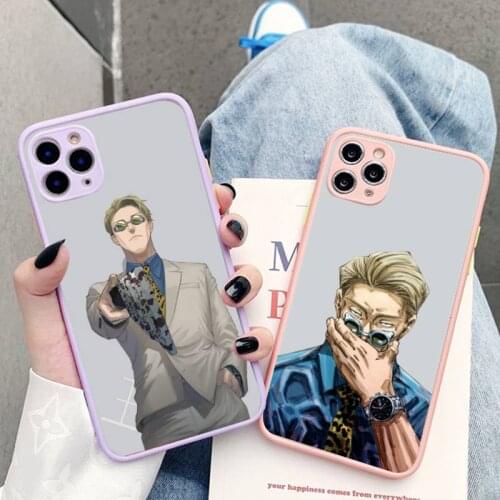 Kento Nanami Jujutsu Kaisen Phone Case for iPhone X XR XS 7 8 Plus 11 12 pro MAX Translucent Matte Shockproof Case